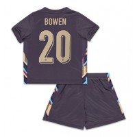 Camisa de Futebol Inglaterra Jarrod Bowen #20 Equipamento Secundário Infantil Europeu 2024 Manga Curta (+ Calças curtas)